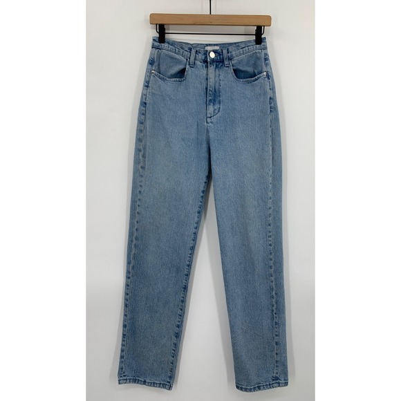 WeWoreWhat Denim - WeWoreWhat Jeans Womens 27 Blue High Rise Straight Leg Light Wash Denim Pants
